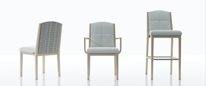 વેચાણ માટે નવું લાકડાનું અનાજ એલ્યુમિનિયમ ડાઇનિંગ બારસ્ટૂલ YG7188 Yumeya 7