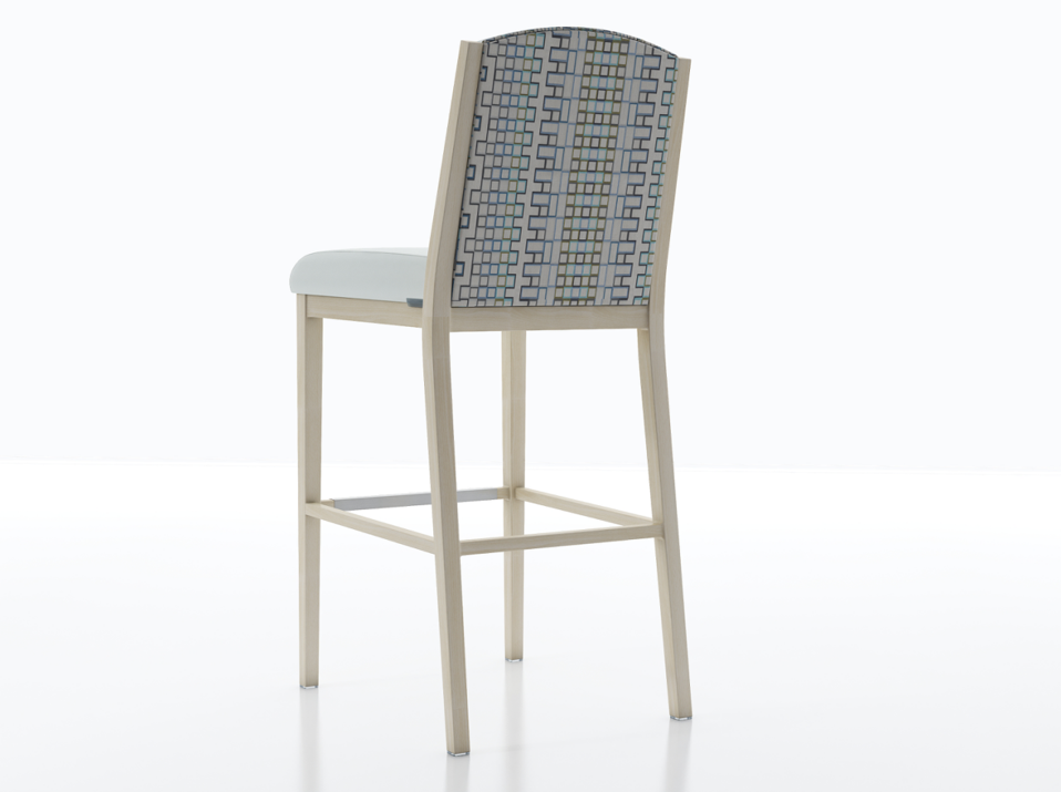 વેચાણ માટે નવું લાકડાનું અનાજ એલ્યુમિનિયમ ડાઇનિંગ બારસ્ટૂલ YG7188 Yumeya 10