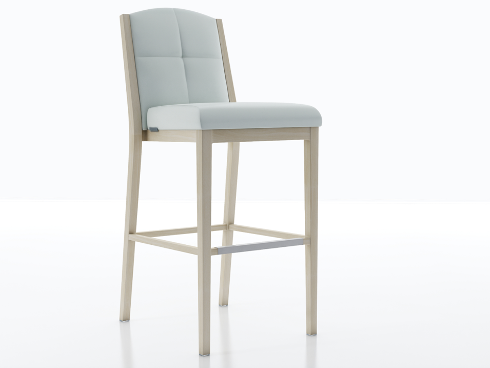 વેચાણ માટે નવું લાકડાનું અનાજ એલ્યુમિનિયમ ડાઇનિંગ બારસ્ટૂલ YG7188 Yumeya 9