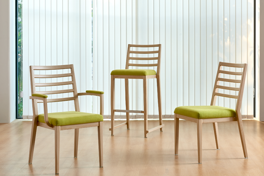 Výrobca dodávateľov na vlastné najlepšie pohodlné barové stoličky Yumeya Furniture 14