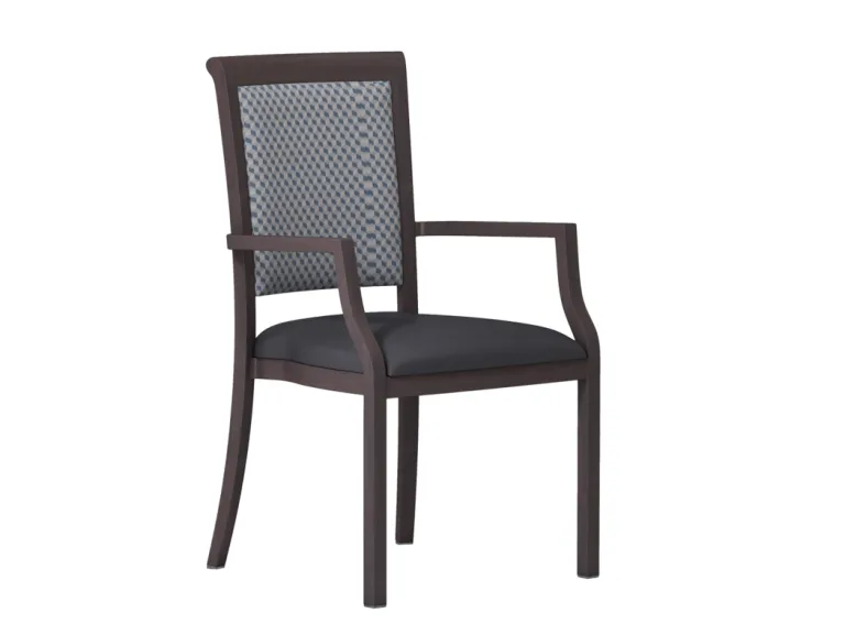 Wood grain aluminum senior living dining chair for nursing home Yumeya
 YW5505 Fabrik“ lazy-src=
