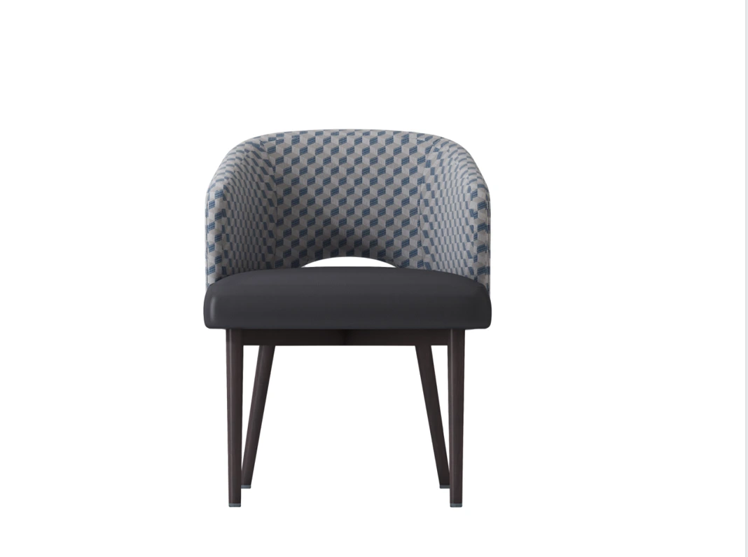 YQF2028 Yumeya, nuevo diseño, tapicería de metal, madera, silla de comedor para café 1