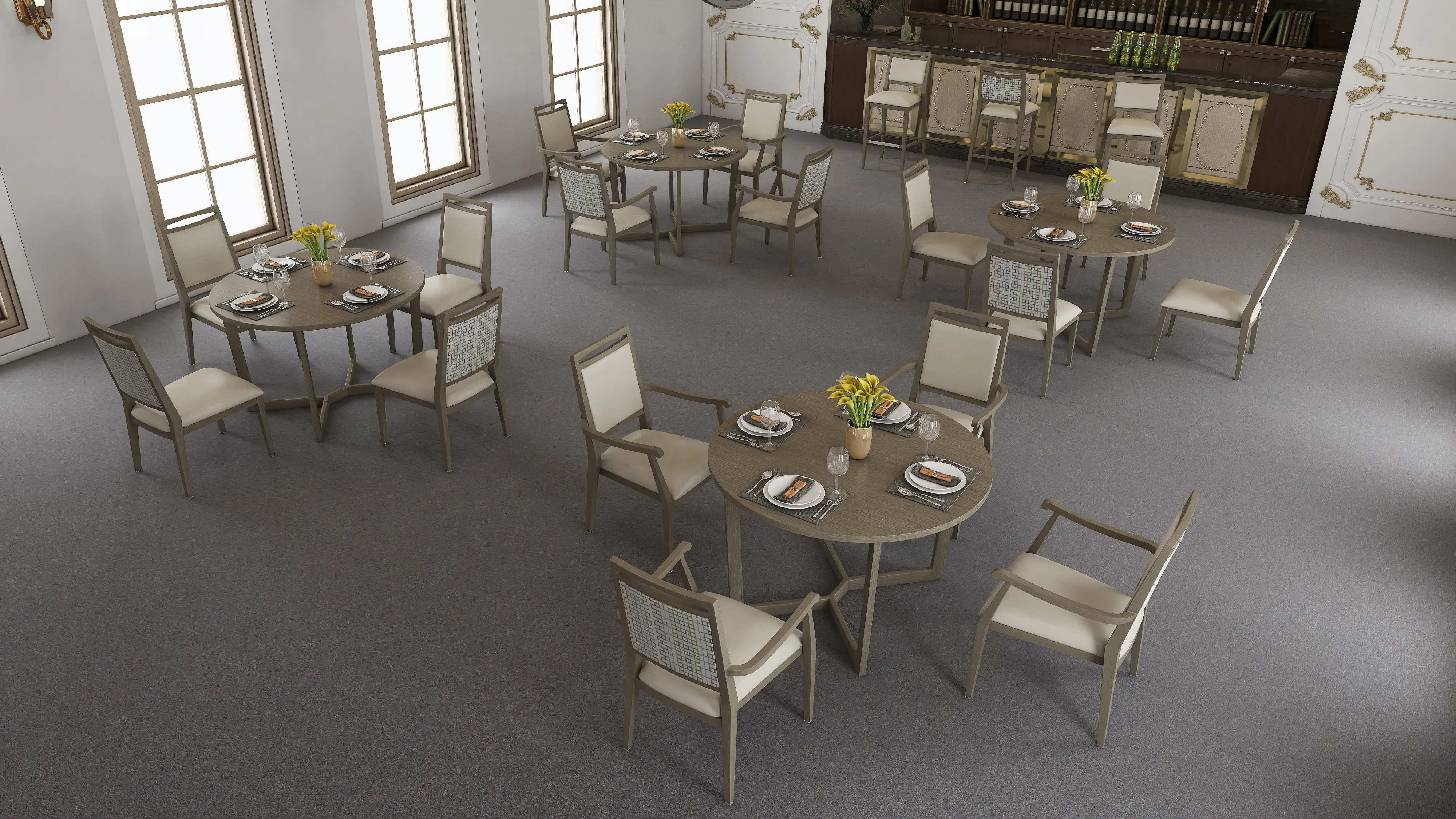 Yumeya Chairs Marca Pink Cafe Chairs Factory 13
