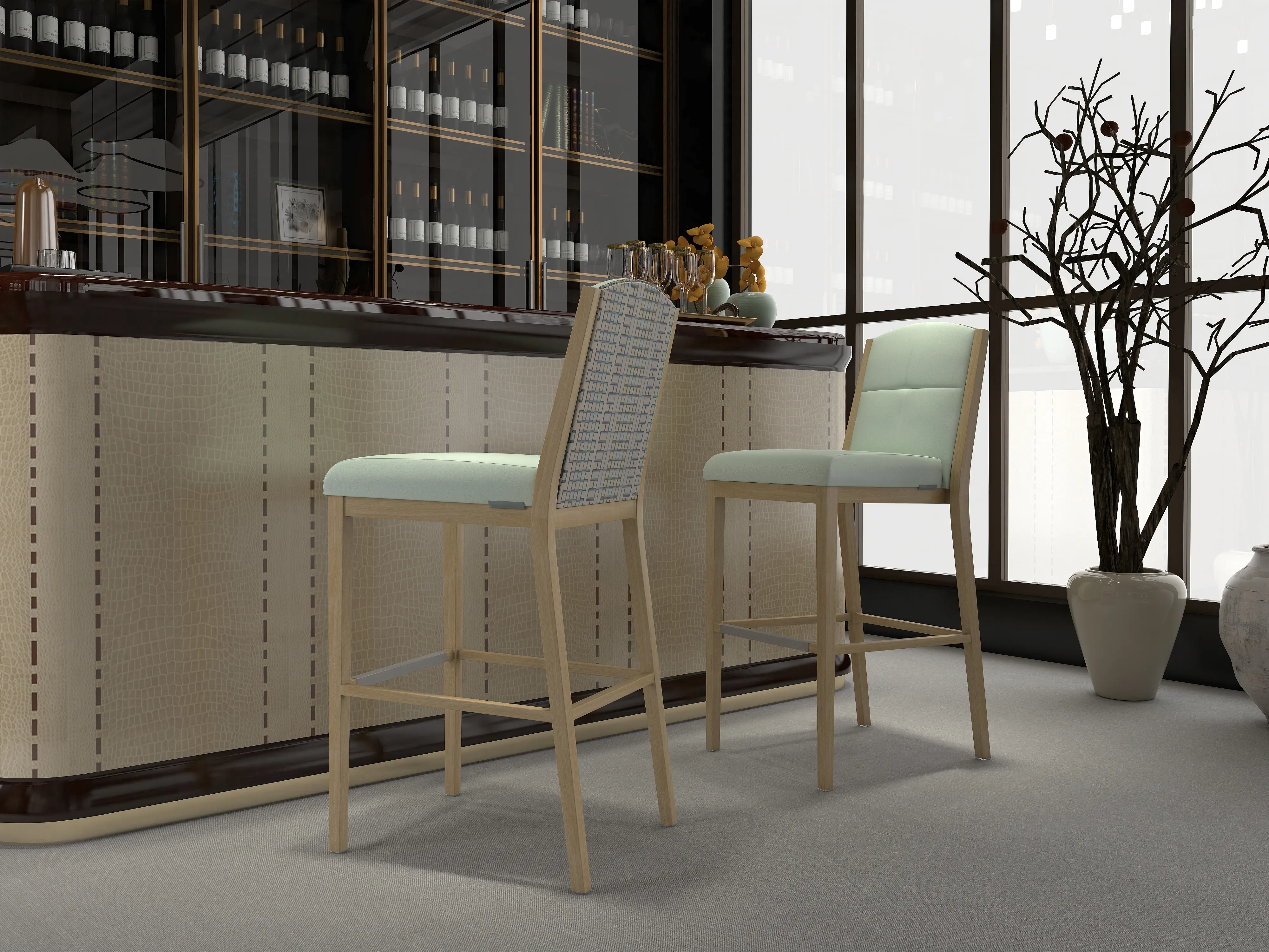 Chairs pro Cafe Restaurant Yumeya Chairs Manufacture 14