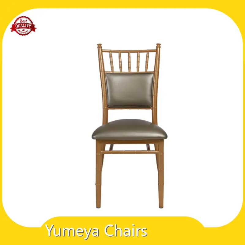Yumeya अध्यक्षों ब्रांड व्हाइट वेडिंग अध्यक्षों 1