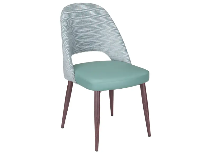 Yumeya Furniture Brand Cafe Side Chairs Manufacture H500*W490*SD530*D625mm 4
