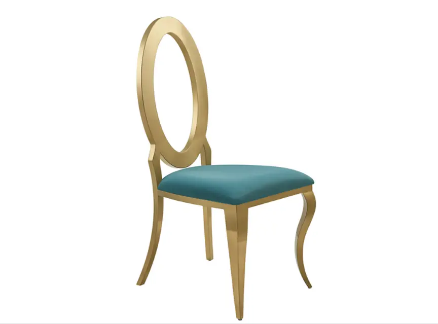 Stainless Steel Wedding Chair Can Not Be Stacked Yumeya Furniture Brand H1080×SH470×W500×D600mm 2