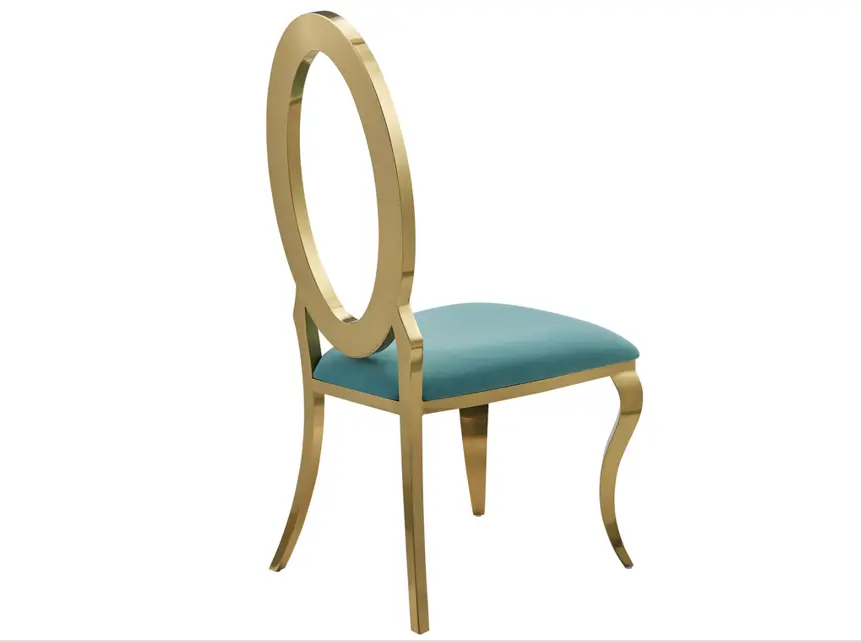 Stainless Steel Wedding Chair Can Not Be Stacked Yumeya Furniture Brand H1080×SH470×W500×D600mm 3