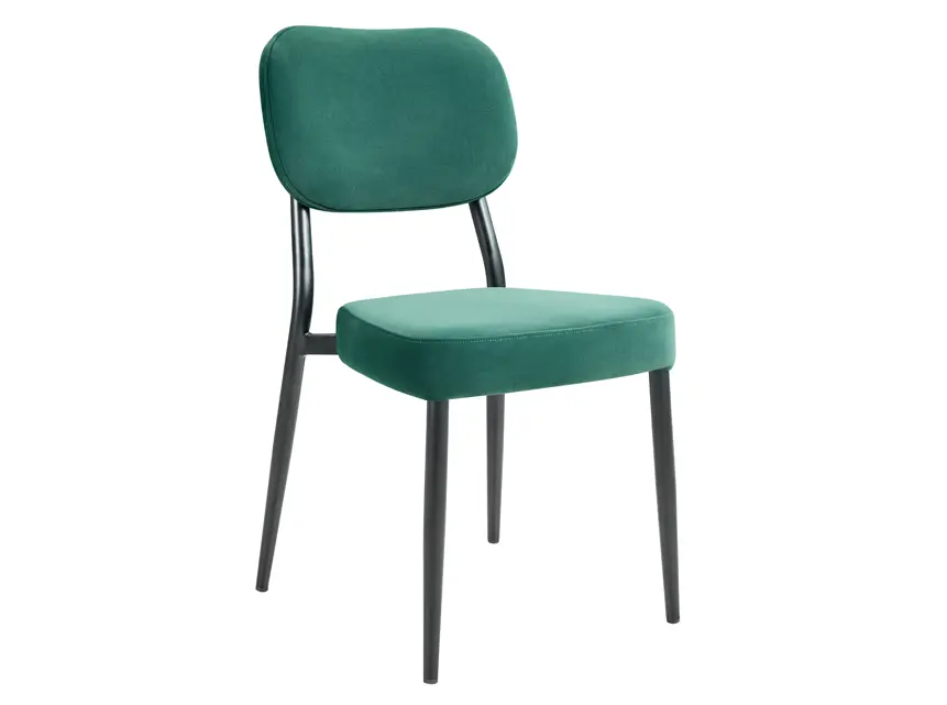ComfortableYumeya Furniture Red Metal Restaurant Chairs for Cafes and Coffee Shops 2
