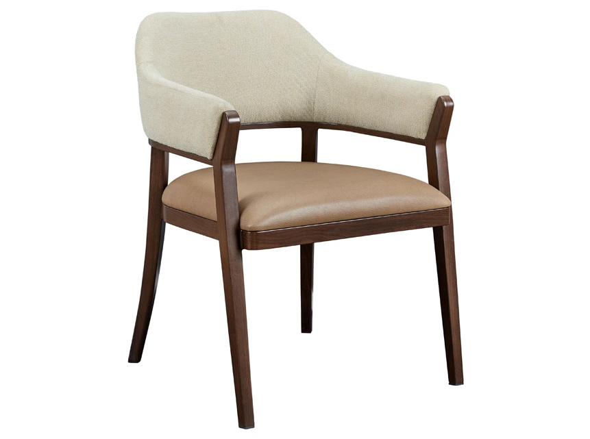 Sillón de veta de madera de metal chisporroteante y estético YW5721 Yumeya 1