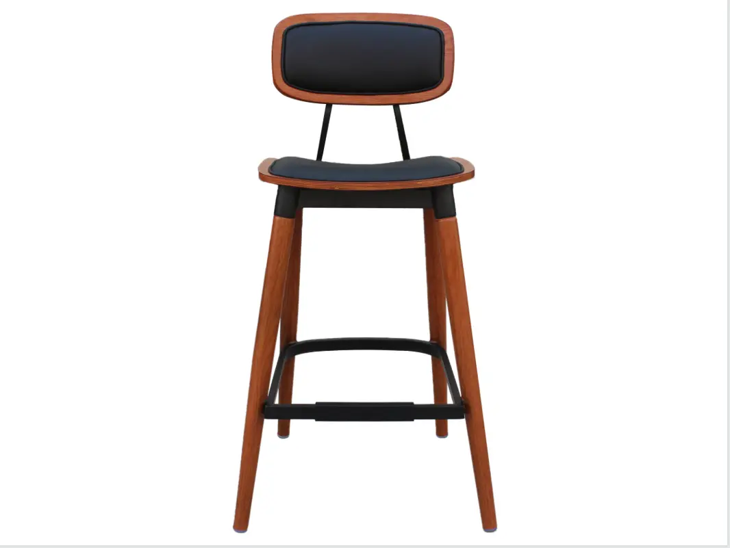 Bar Stools with Black Metal Legs Yumeya Chairs Manufacture 6