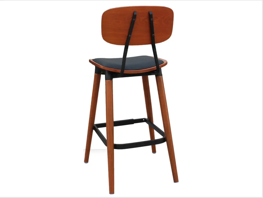 Bar Stools with Black Metal Legs Yumeya Chairs Manufacture 9