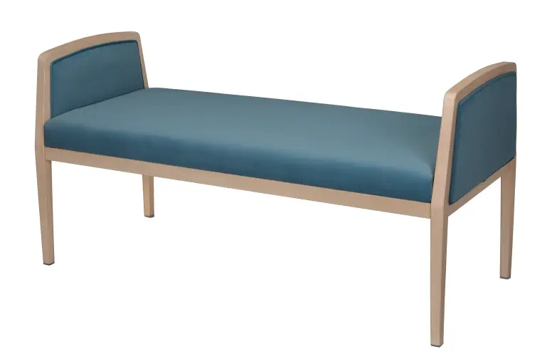 Quality Yumeya Furniture Brand Reception Waiting Benchcan Not Stackable 2