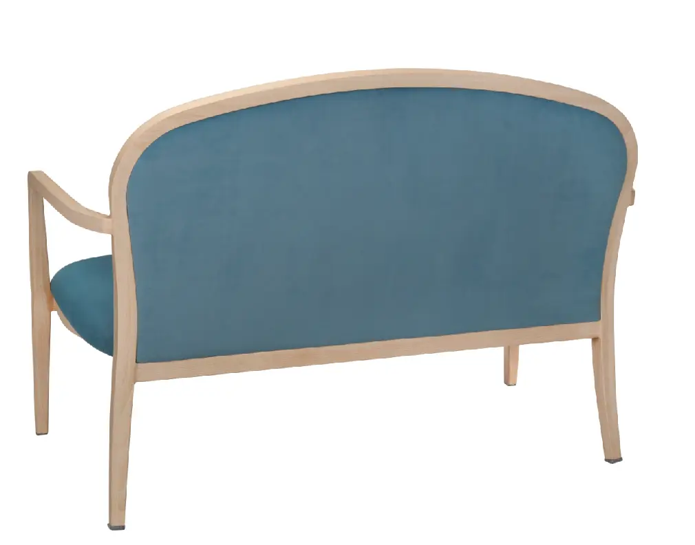 H910*SH450*W1200*AW1300*D710 40000 Psc Per Month Carton Yumeya Furniture Brand 2 Seater Restau... 2