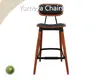 Bar Stools with Black Metal Legs Yumeya Chairs Manufacture 1