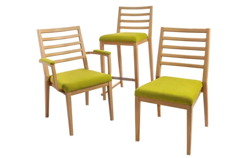 Yumeya Furniture Brand Cafe Armchairs 0.5 Yard Contract H880*SH470*W470*AW580*D580mm Factory 4