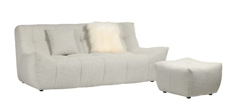 Yumeya Furniture H800*W2100*D950 Carton Modern Dining Sofa 3