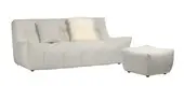 Yumeya Furniture H800*W2100*D950 Carton Modern Dining Sofa 3