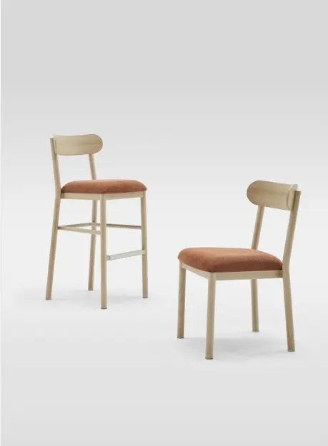 Yumeya Furniture Aluminum Bar Stools with Arms H1050*SH760*W440*D540mm Hotel 5