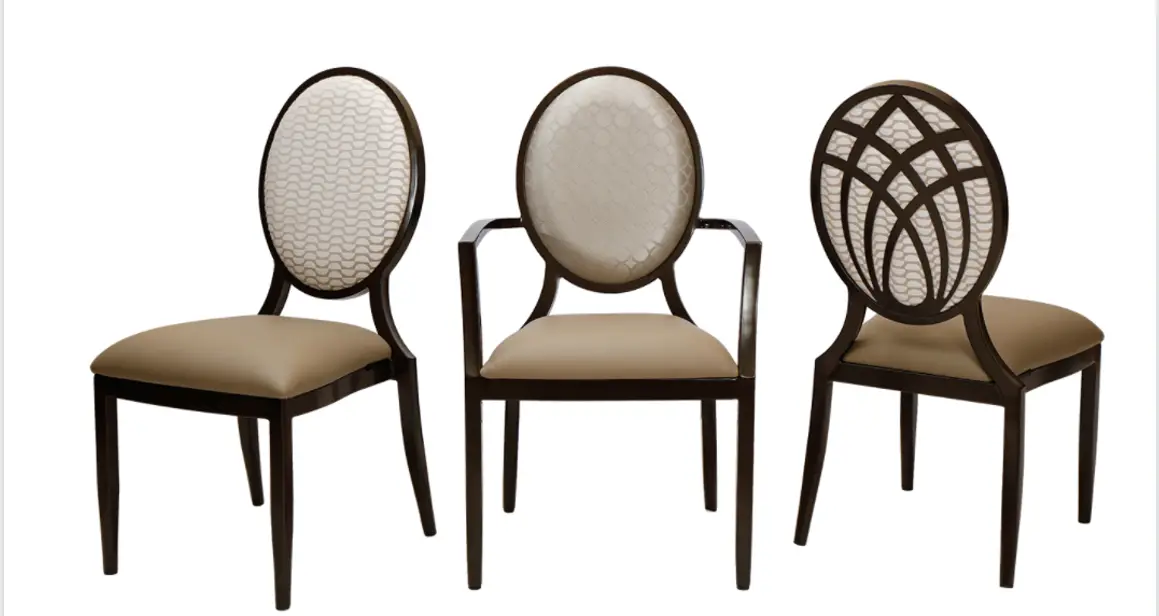 Wood Grain Metalcafe Style Dining ChairsYumeya Furniture Company 4