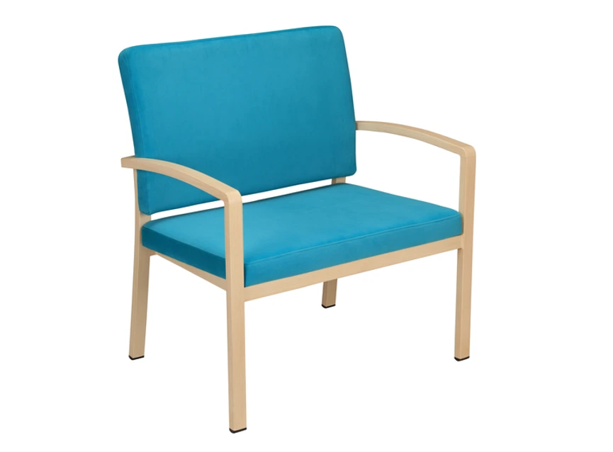 Quality aluminum wood grain wider bariatric chair Yumeya YW5646 1