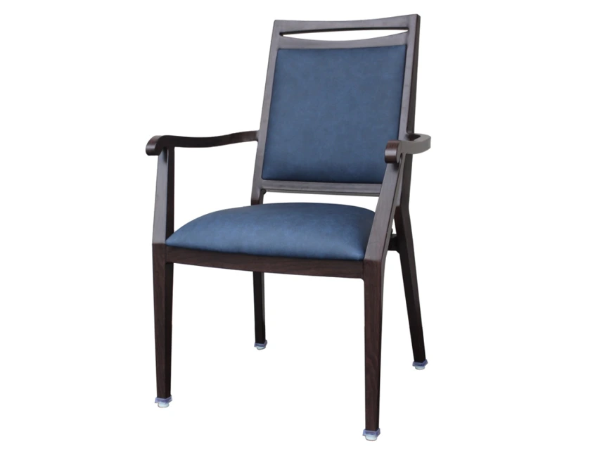 Silla profesional de aluminio de grano de madera, venta al por mayor YW5533 Yumeya 1