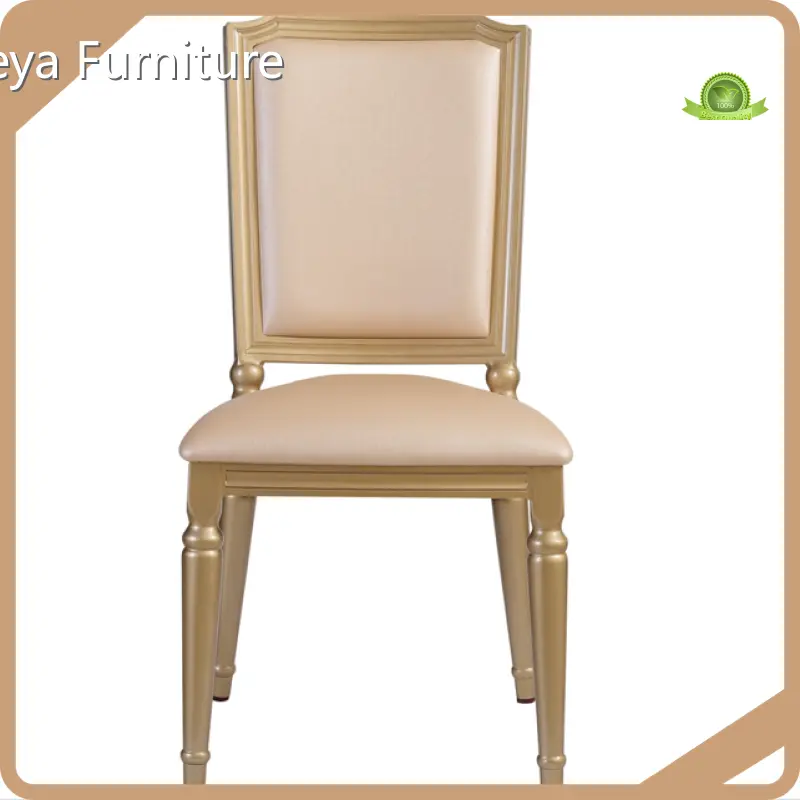 Yumeya Furniture Stackable Wedding Chairs Brand Nursing Home 0.75 Yards Can Be Stacked Custom 1