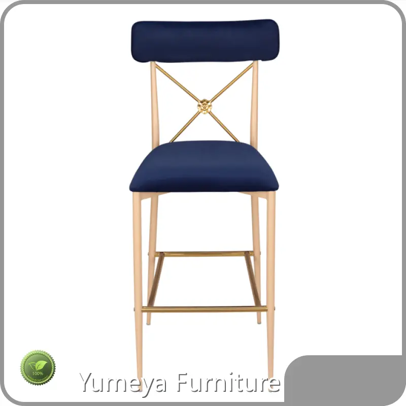 Yumeya Furniture Commercial Metal Bar Stools Brand Contract Custom 1