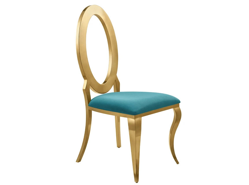 Silla de boda comercial de acero inoxidable de diseño elegante YA3570 Yumeya 1