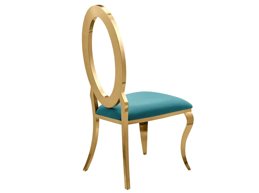 Stainless Steel Stool Chair Can Not Be Stacked H1080×SH470×W500×D600mm Yumeya Furniture Brand Wedding 2