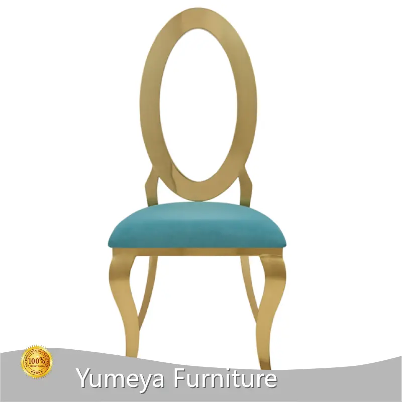 Modern Stainless Steel Dining Chairs Banquet H1080×SH470×W500×D600mm Can Not Be Stacked Yumeya Furniture Brand Modern Stainless Steel Dining Chairs 1