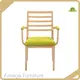 Restaurant Chairs with Arms Yumeya Furniture Brand Can Be Stacked 5pcs H880*SH470*W470*AW580*D580mm 1