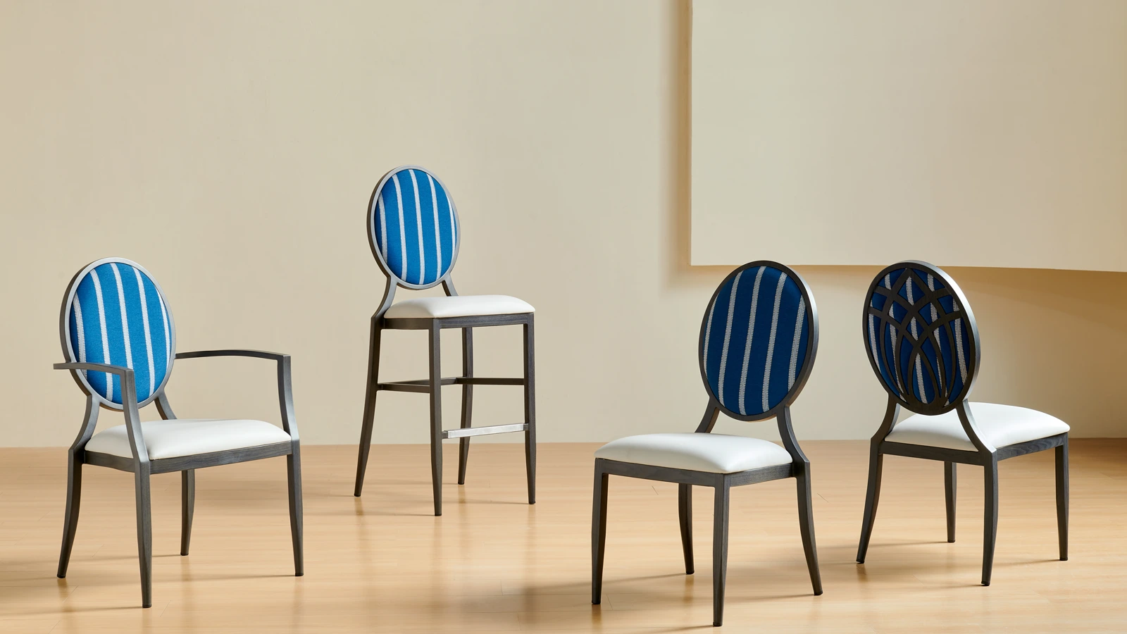 صندلی بازوی آلومینیومی Wood Look با کیفیت بالا YW5586 Yumeya 1