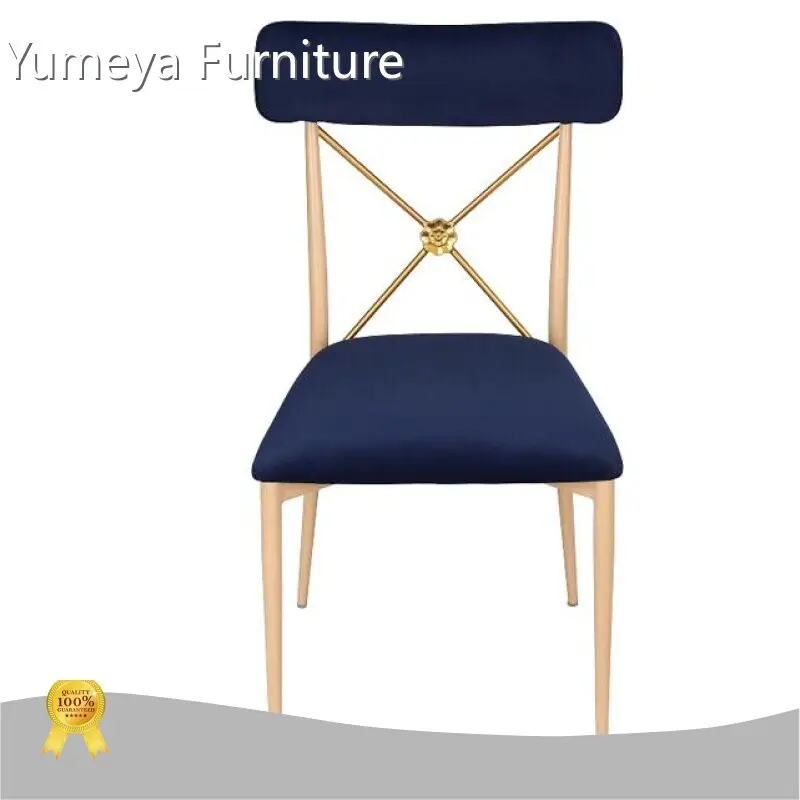 Cafe Side Chair Frame Can Be Stacked 5pcs 0.66 Yard Wedding Yumeya Furniture Brand Company 1