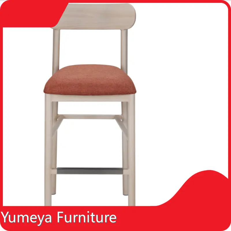 Yumeya Furniture Aluminum Bar Stools with Arms H1050*SH760*W440*D540mm Hotel 1