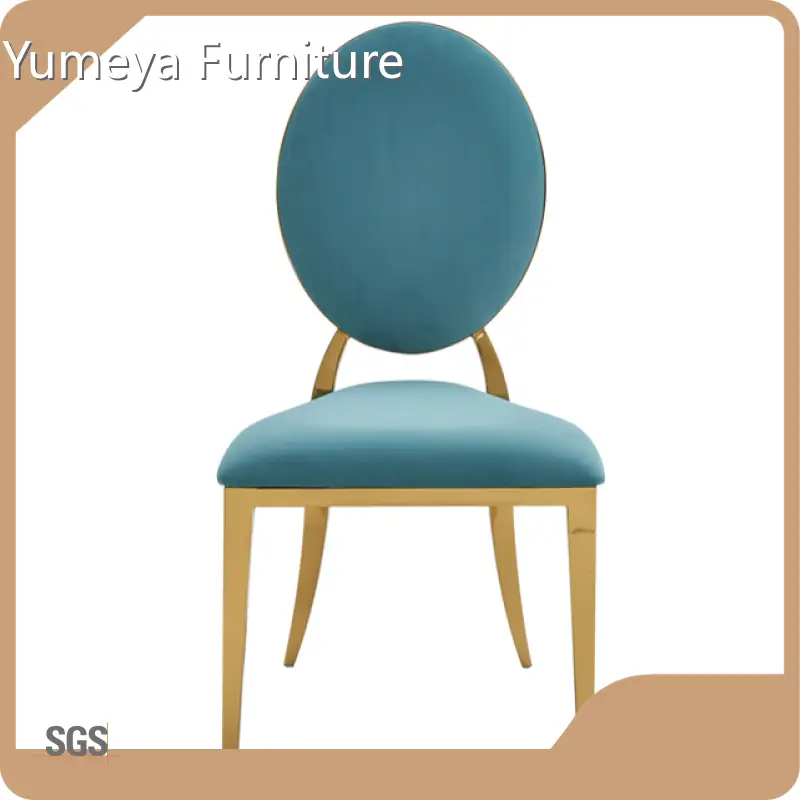 OEM Stainless Steel Wedding Chair Yumeya Furniture Events&Dining H950*SH470*W470*D585mm 1