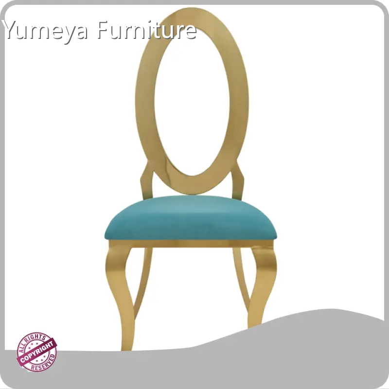 Stainless Steel Stool Chair Can Not Be Stacked H1080×SH470×W500×D600mm Yumeya Furniture Brand Wedding 1