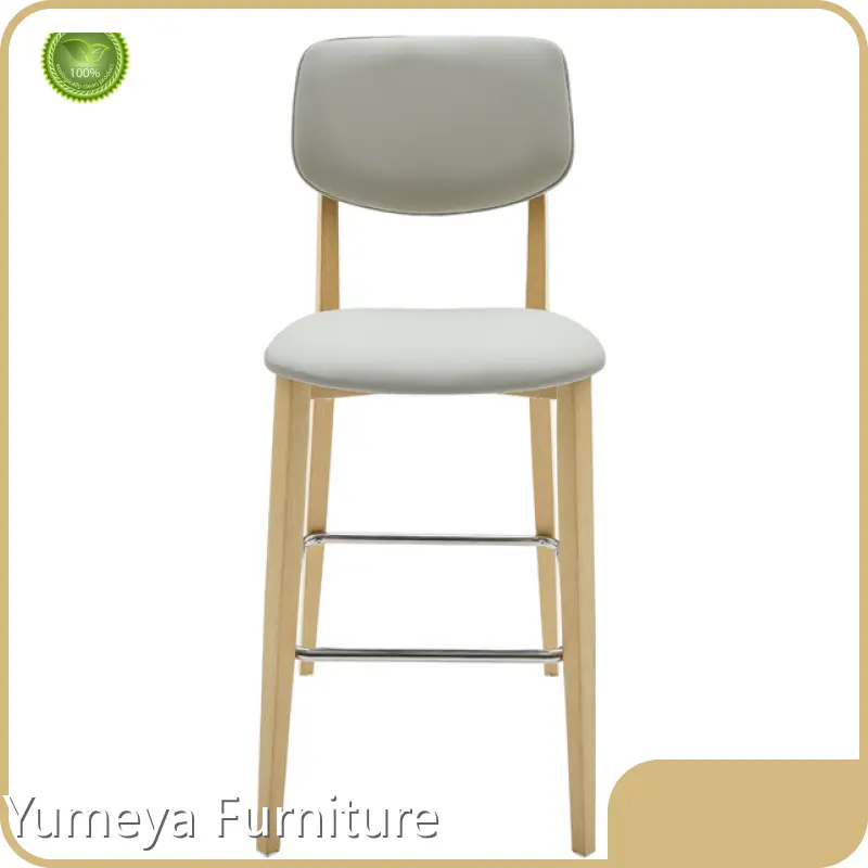 Restaurant Bar Stool Club Frame Can Be Stacked for 5 Pcs H1125*SH745*W460*D575mm Restaurant Bar Stool Manufacture 1