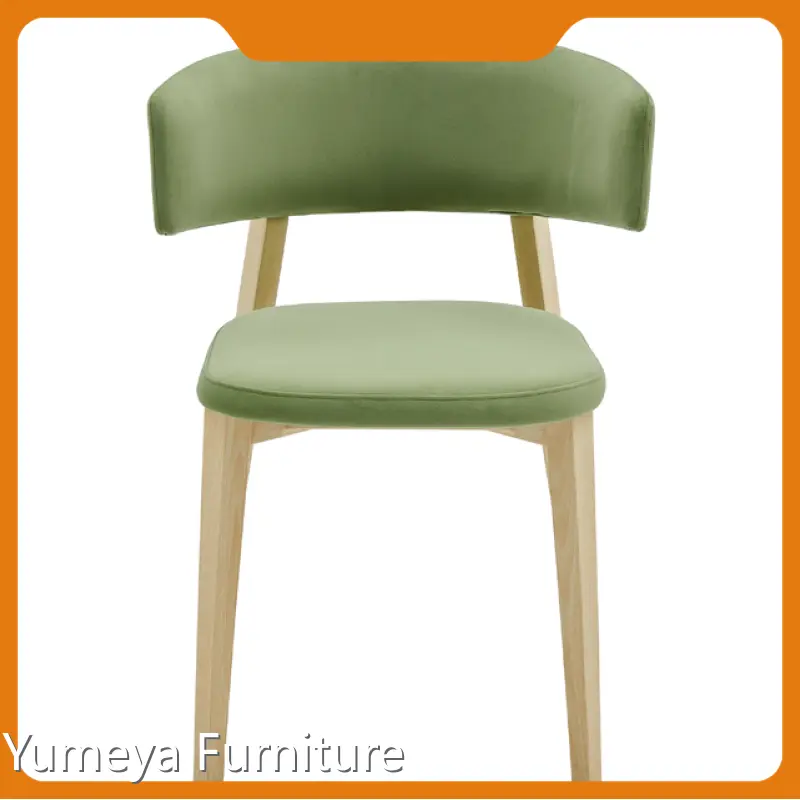 Green Cafe Chairs Yumeya Furniture Brand Company 1.1yards 1