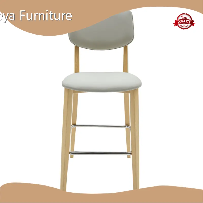 Aluminum Bar Stools with Backs H1125*SH745*W460*D575mm 0.52 Yards Warranty Yumeya Furniture 1