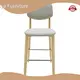 Aluminum Bar Stools with Backs H1125*SH745*W460*D575mm 0.52 Yards Warranty Yumeya Furniture 1