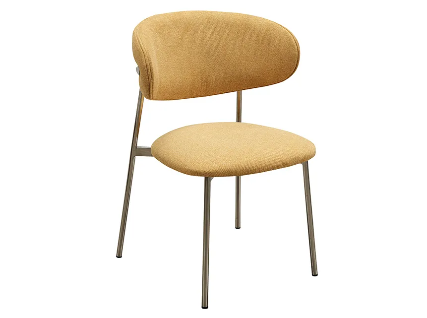 Yellow Cafe Chairs H805*SH460*SW480*D555mm - for Food Courts - Yumeya Furniture 8