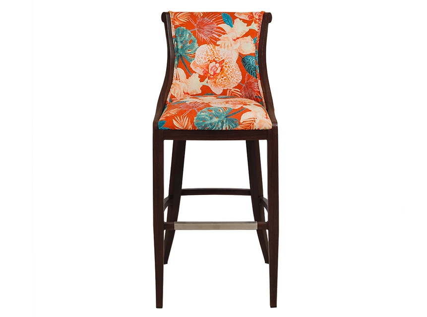 Royal Style Metal Wood Grain Metal Cafe Dining Stool YG7114 Yumeya 1