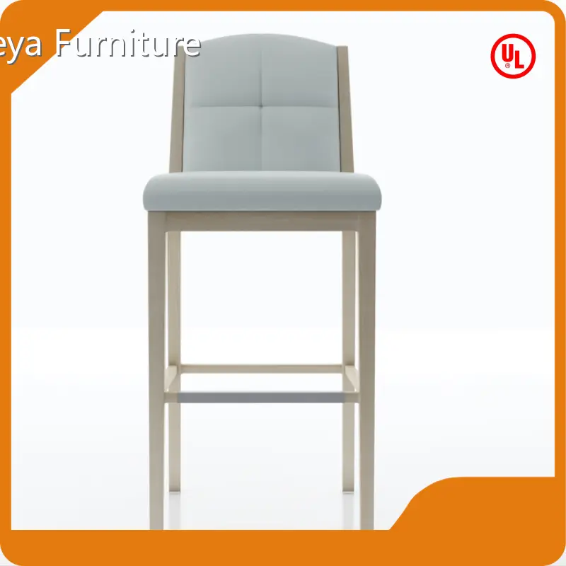 Yumeya Furniture Custom Made Aluminum Bar Stools with Arms for Fast Food Chains 1