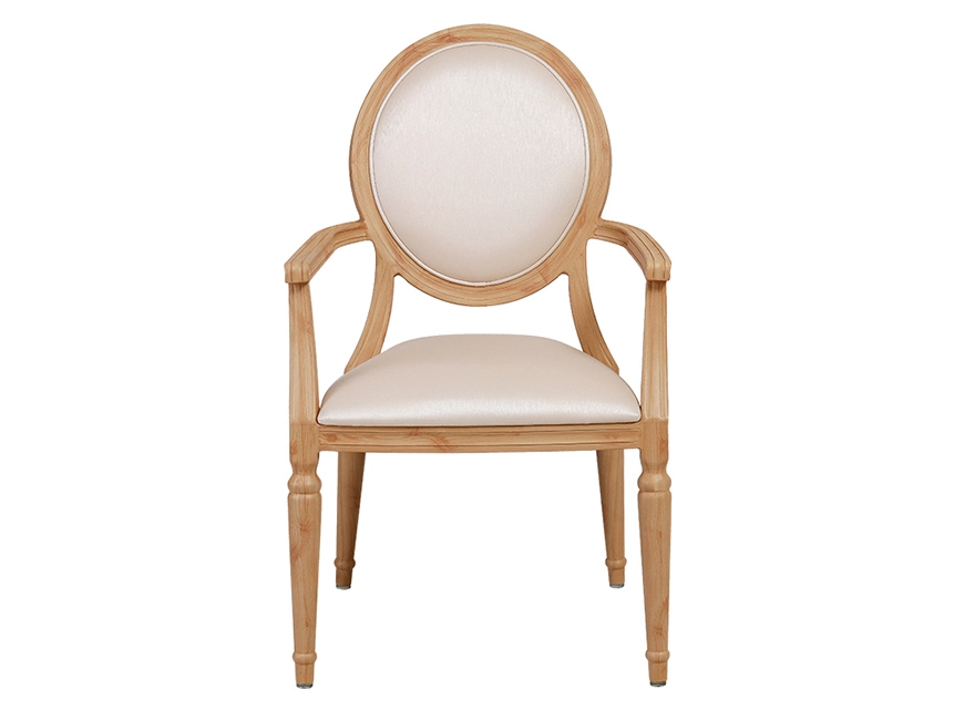 Sophisticated Wood Grain Wedding Chair Armchair YW5508 Yumeya 1