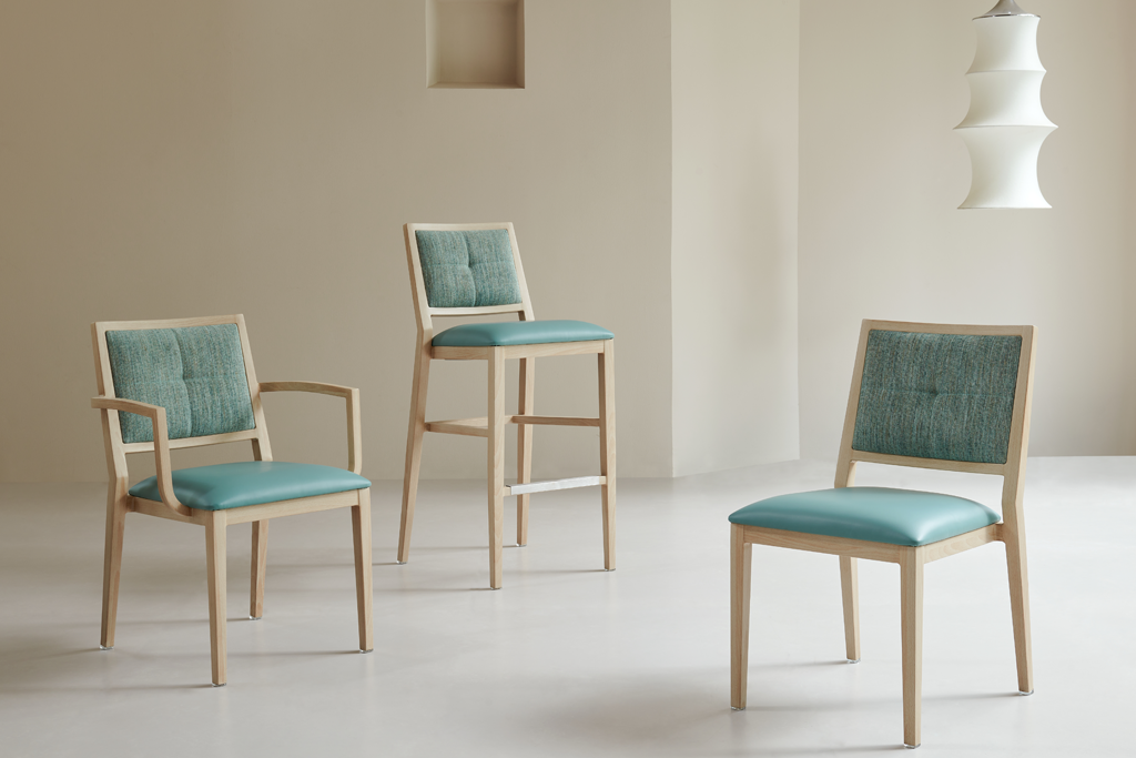 Defnyddiau o gadeiriau alwminiwm gyda phren edrychwch ar gyfer patios cartref ymddeol 1