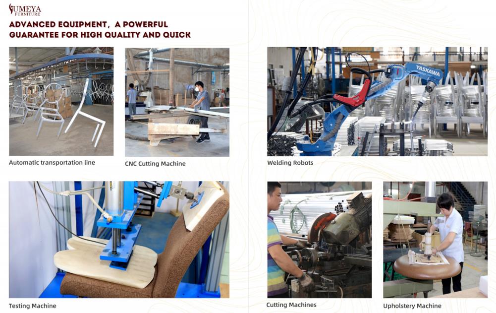 Yumeya פילוסופיית איכות כיסא עץ עץ מתכת 3