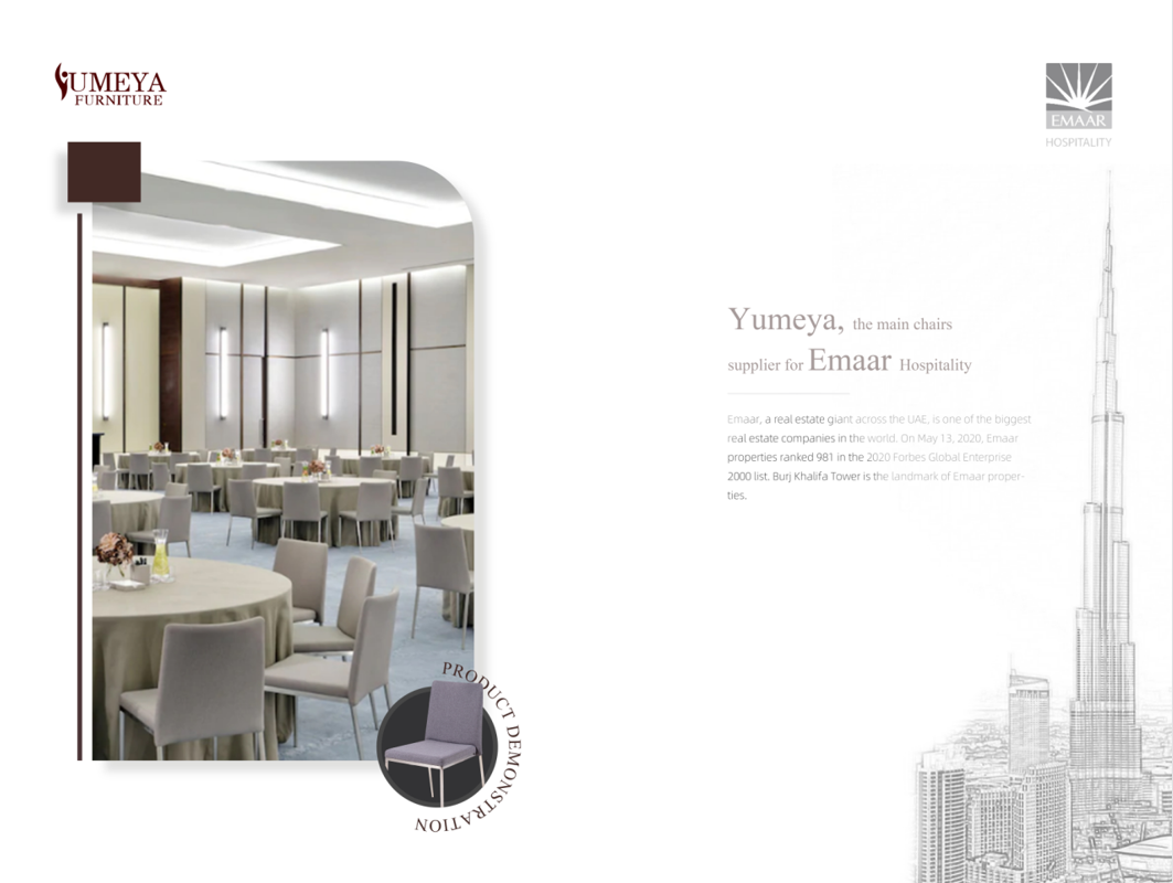 Yumeya está pronto para lhe dar suporte total para o layout inicial na recuperação da indústria hoteleira e de café 1