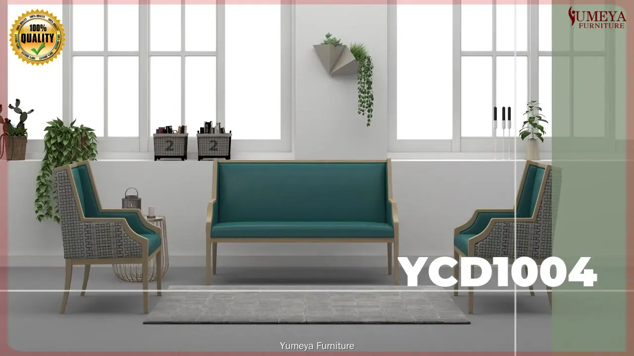 Yumeya Furniture Kèndêl ingsun | Dua Kursi Seater Dua Kanggo Rega Pabrik Sepuh 1