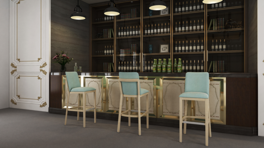 Högkvalitativ armlös klädsad matstol till salu | Yumeya Furniture 9